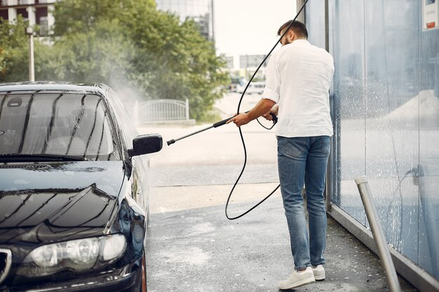 Manual car wash