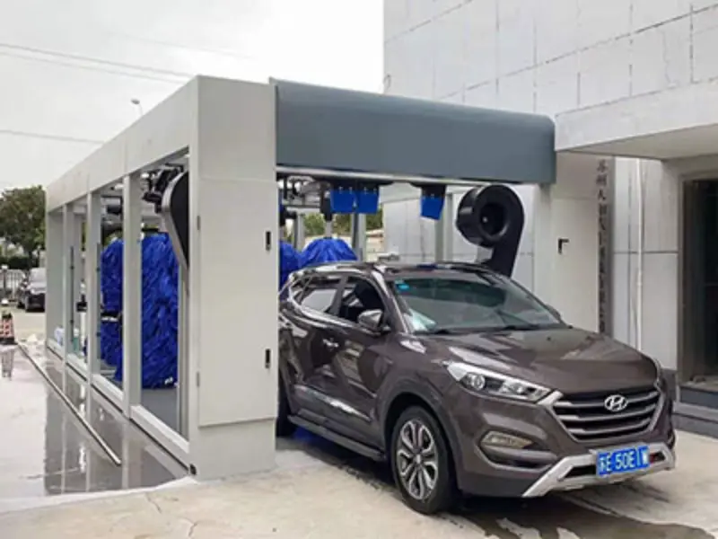 11 Brush Drive Though Tunnel Car Washing Automatic-tunnel-car-wash-machine Q11