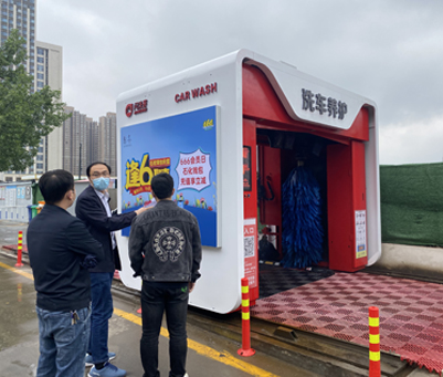 Shinewash S3 Rollover Car Washer Machine Put Into CNPC Gas Station