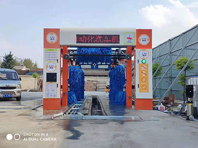 D7 Electric fully automatic car wash tunnel system equipment with 7 brush