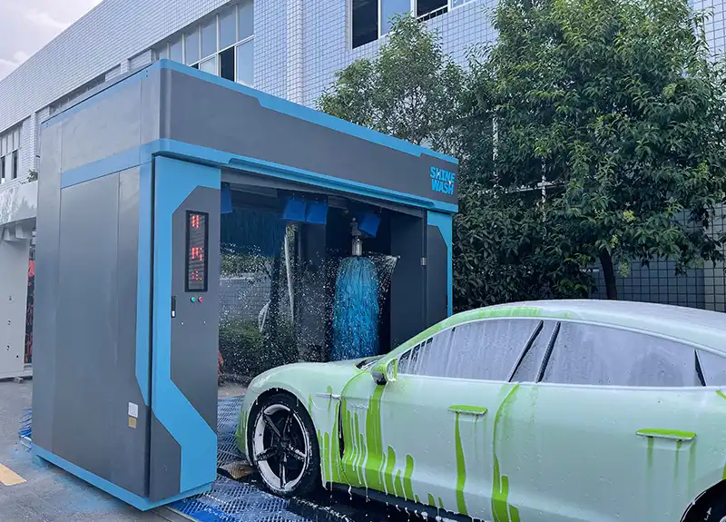 automatic rollover car wash machine