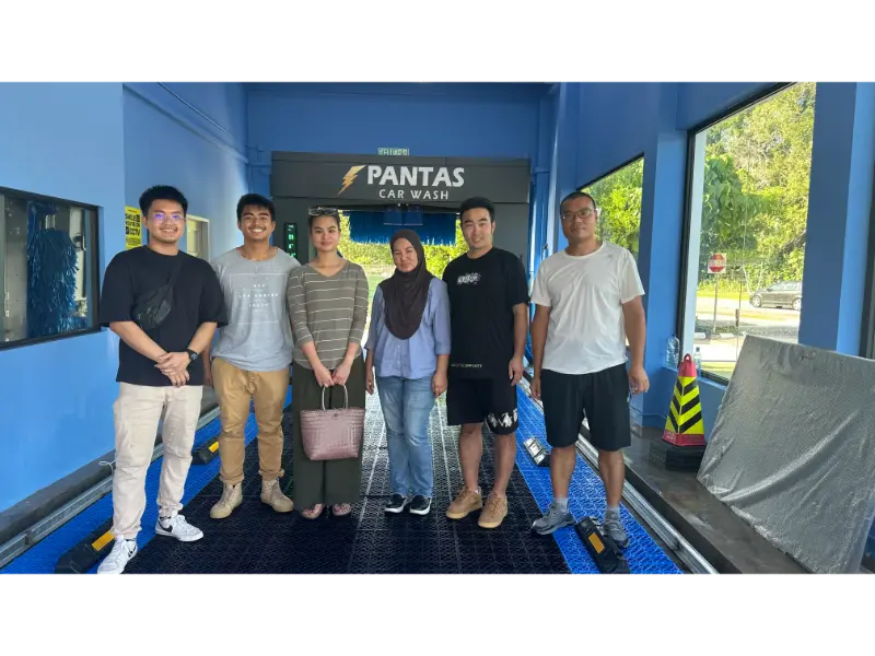 Shinewash Completes Installation of S1 Gantry Car Wash Machine in Brunei (1)