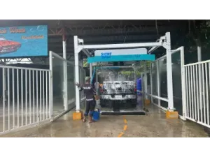 The first touchless car wash machine in Thailand from Shinewash