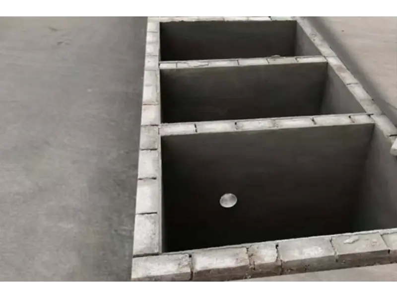 Water-circulation-sedimentation-tank