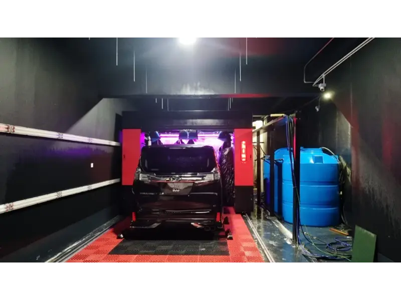 On-Site Rollover Car Wash Machine Commissioning in Malaysia
