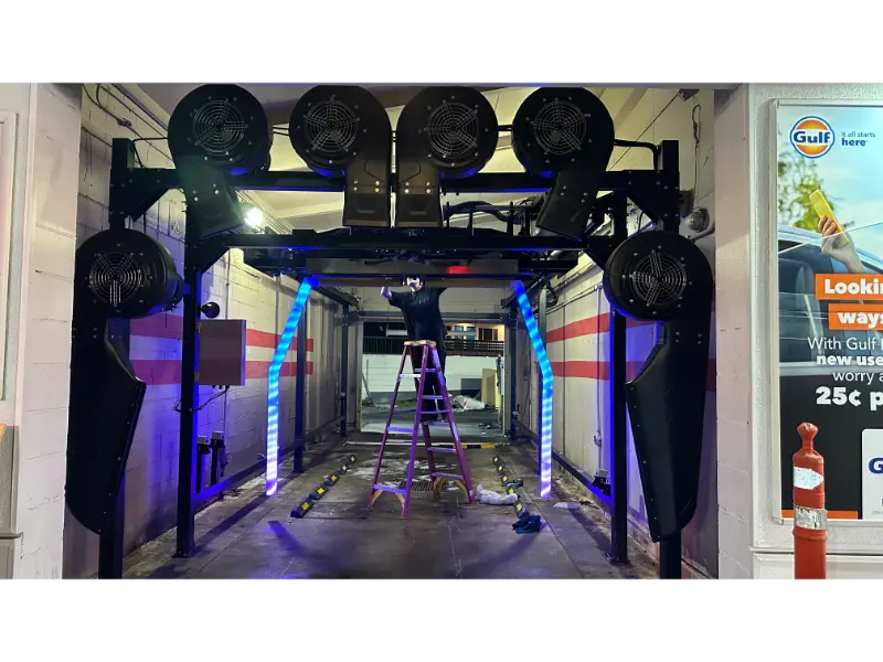 Shinewash Ships a Dual Arm Touchless Car Wash Machine to US Client