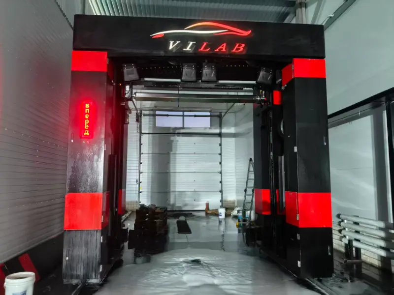Shinewash Successfully Installs Advanced Gantry Touchless Car Wash System for Russian Client