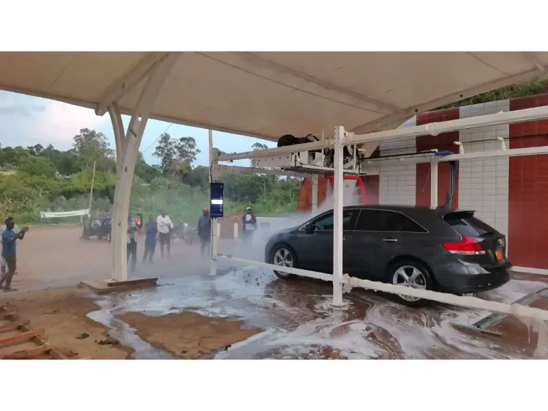 The First K6 Touchless Car Wash Machine in Cameroon Has Been Successfully Installed