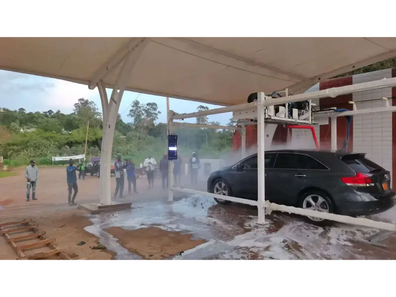 The First K6 Touchless Car Wash Machine in Cameroon Has Been Successfully Installed