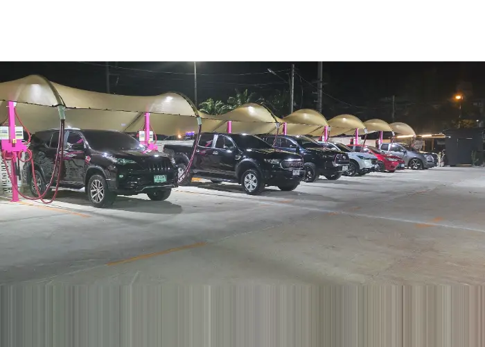 Thailand’s Customized Tunnel Car Wash System 4 Cars Washed Simultaneously with Full-Site Design