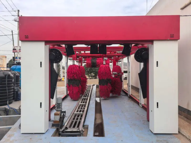 Shinewash Delivers and Installs Q9 Tunnel Car Wash in Uganda