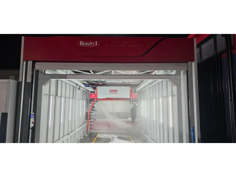 The Third K9 Touchless Car Wash Machine for the Japanese Client Is Currently Under Installation and Debugging