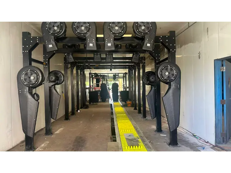 Second US Standard Customized Tunnel Car Wash Machine Under Installation in the United States