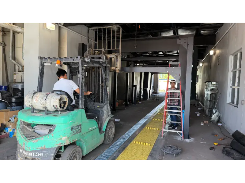 Second US Standard Customized Tunnel Car Wash Machine Under Installation in the United States