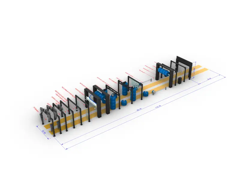 Chinese car wash machine