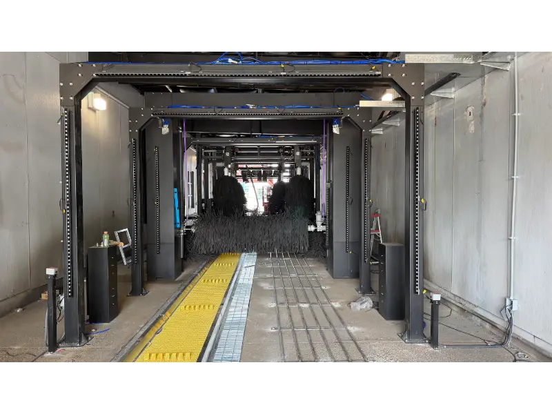 The Second Customized Tunnel Car Wash Machine in the United States Has Been Successfully Installed