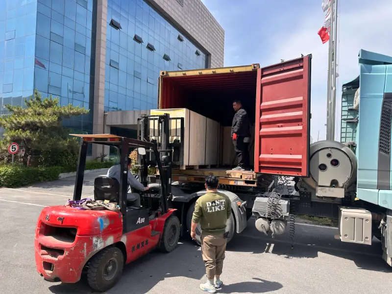 Two K9 Touchless Car Wash Machines Shipped to El Salvador with Complete Housing Structure