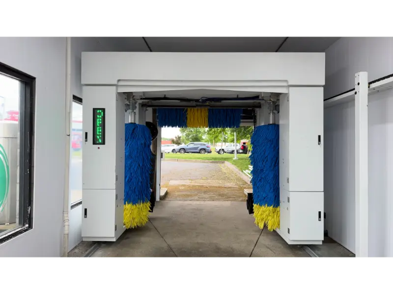 5-Brush Gantry Car Wash Machine with Fixed Drying System