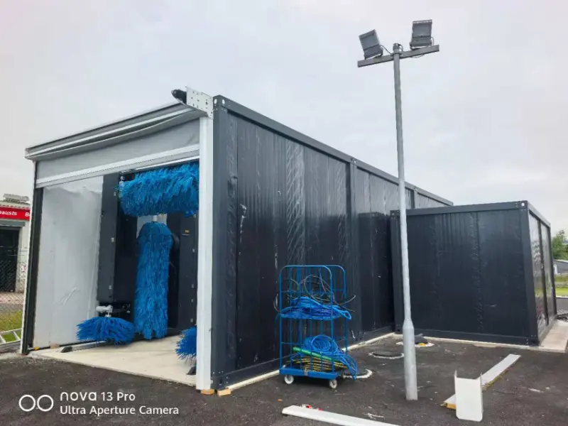 Shinewash Delivers Bespoke 13m × 5m × 5m Shelter & Equipment Room for UK Client