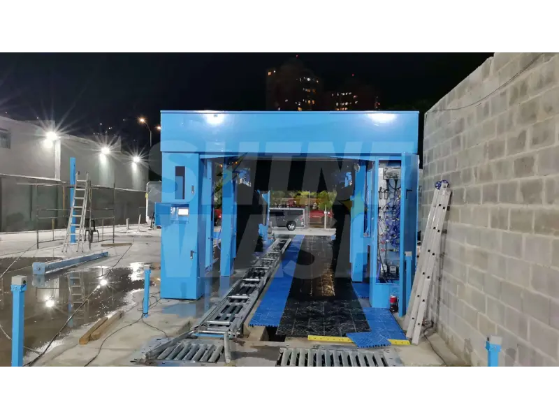 9-Brush Tunnel Car Wash Machine Installation Completed in Brazil